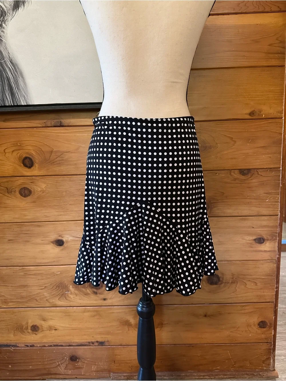 NWOT BCX Polka Dot Ruffle Skirt